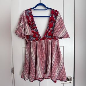 Free People Flowy Top, Size M